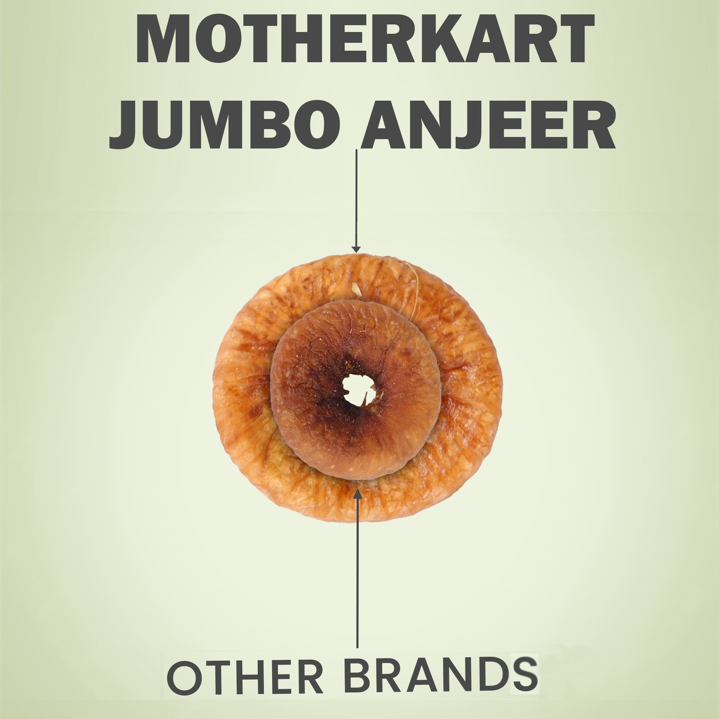 Motherkart Jumbo Anjeer (Dried Figs), 200 GM. Large and soft