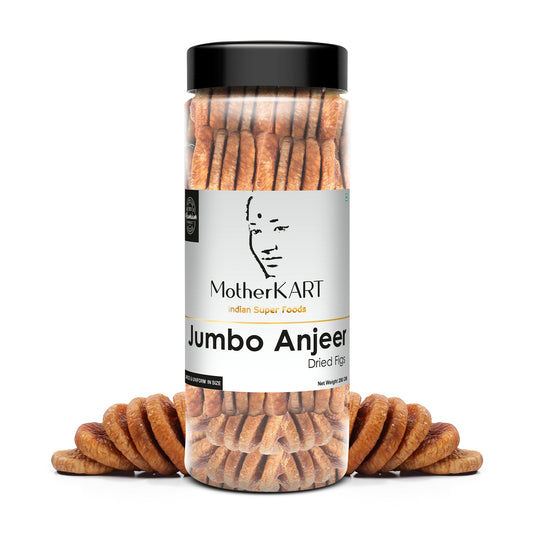 Motherkart Jumbo Anjeer (Dried Figs), 200 GM. Large and soft