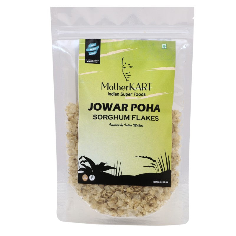 Motherkart Healthy Jowar Poha (Sorghum Flakes) 1 KG