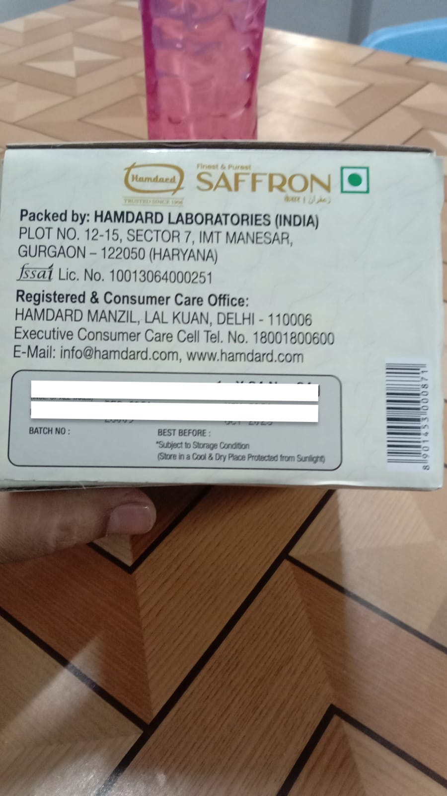 Best Kashmiri Saffron / Kesar 1gm - Pure & Finest by Hamdard