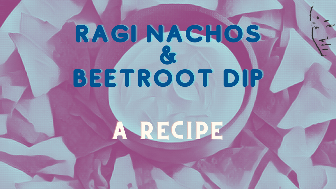 Beetroot dip with Ragi nachos Healthy Snack recipe