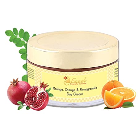Handmade Organic Day Cream with Moringa, Orange & Pomegranate I Skin Hydration & Glow I Keeps Skin soft all day I 50gms