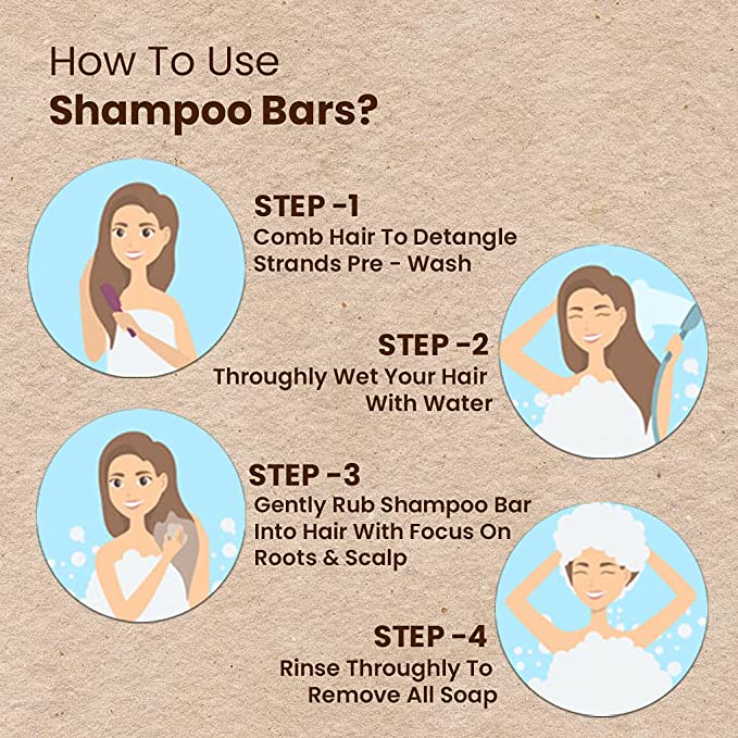 Handmade Organic Shampoo Bar with Multani Mitti, Methi & Onion Oil I Promotes hair growth and reduces hair fall I 100gm