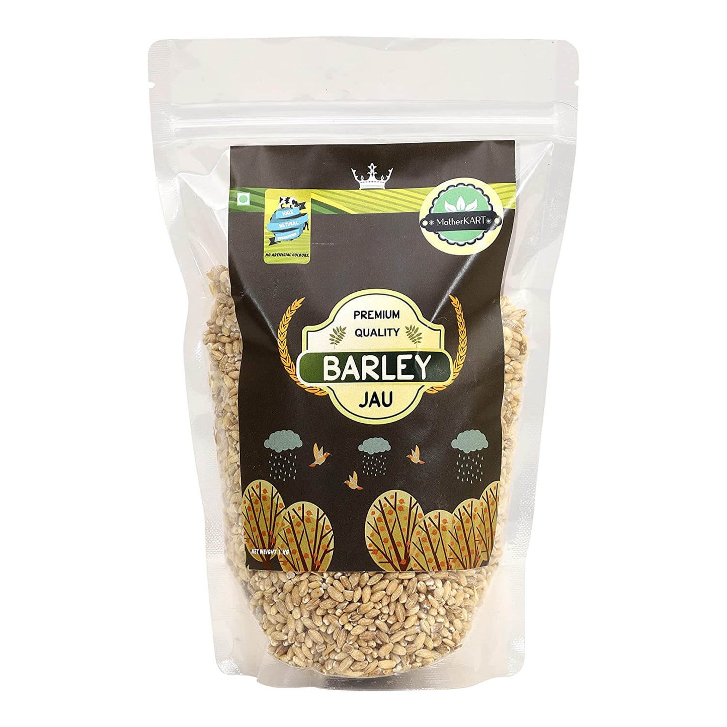 Motherkart Jau Dana Ghaat (Pearl Barley) Grain 1 KG