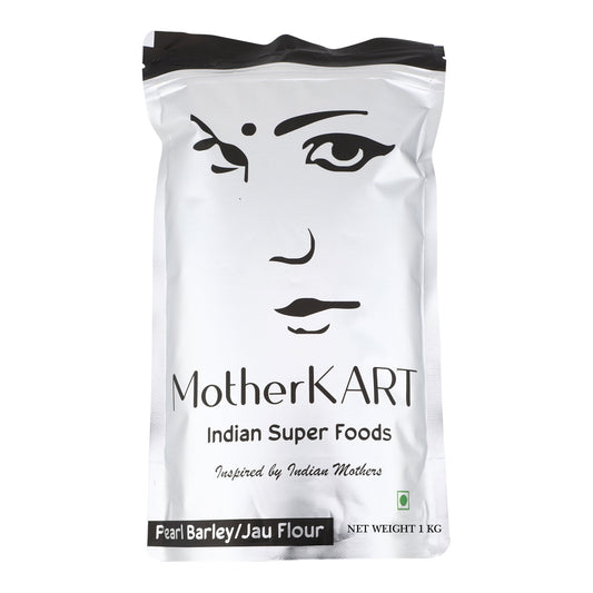 Motherkart Barley Flour (Jau Atta) - The best flour for Diabetics & Weight Loss- Super Saver 5Kg Pack